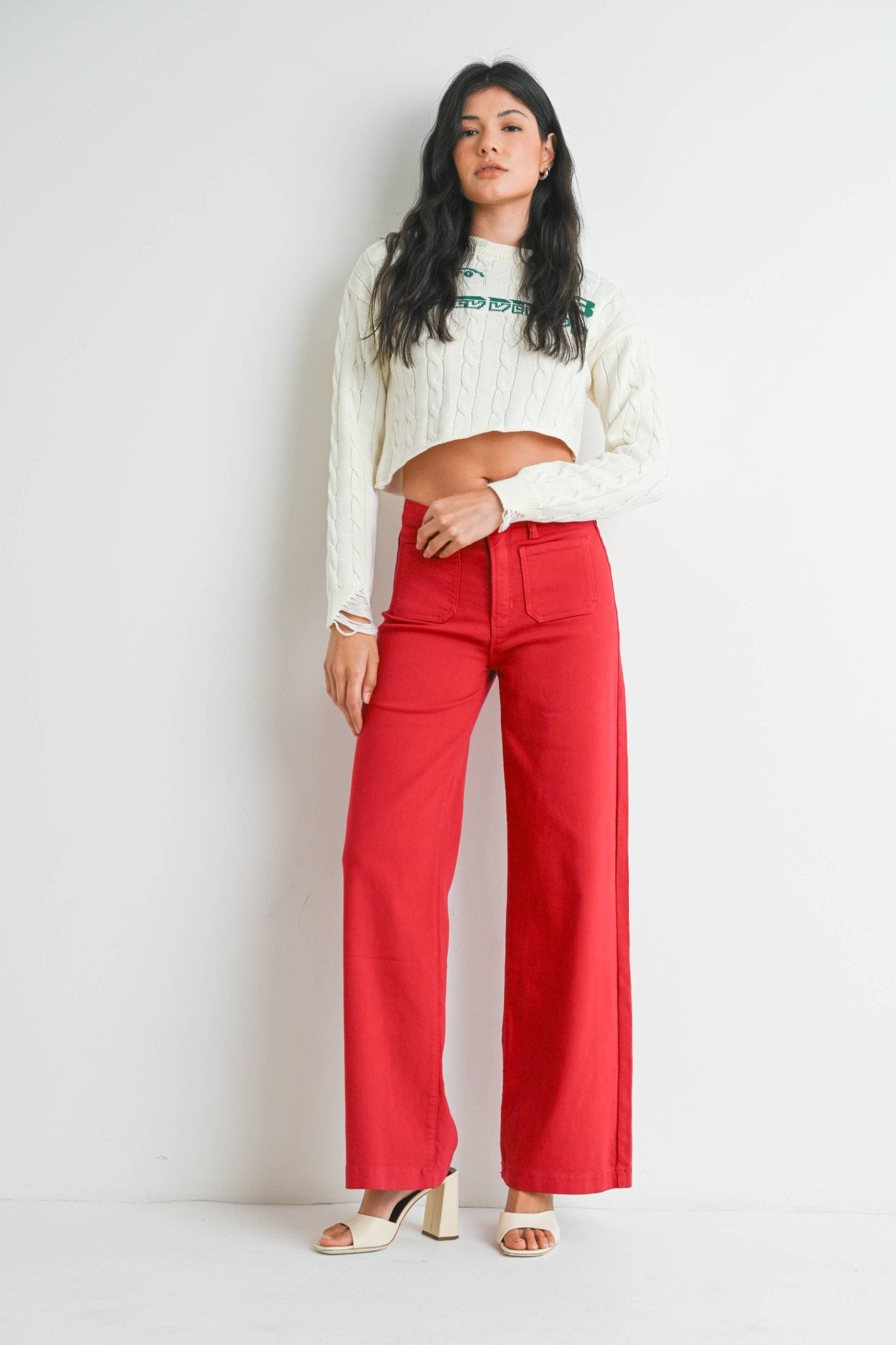 Red Kingdom Wide Leg