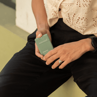 REFILLABLE Eucalyptus Moisturizing Pocket Hand Sanitizer - Sugar Co.