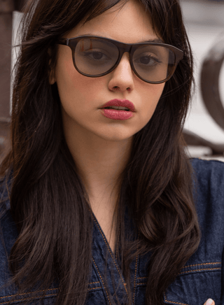 Remi Acetate Unisex Sunglasses in Oak - Sugar Co.