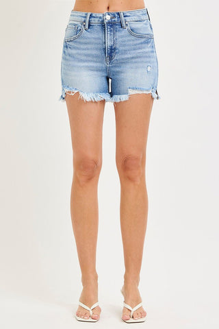 Risen | Sunset Fray Denim Shorts - Sugar Co.