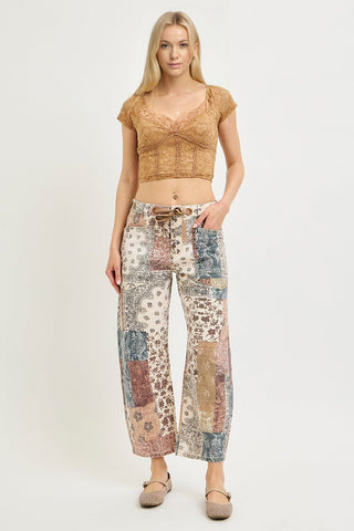 Risen | Wanderlust Patchwork Jean - Sugar Co.