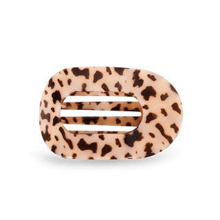 Round Flat Hair Clip | Medium | Blonde Tortoise - Sugar Co.