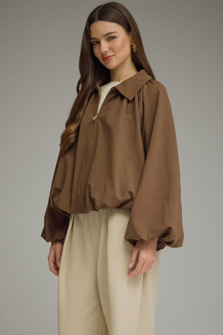 Rowan Jacket Brown - Sugar Co.