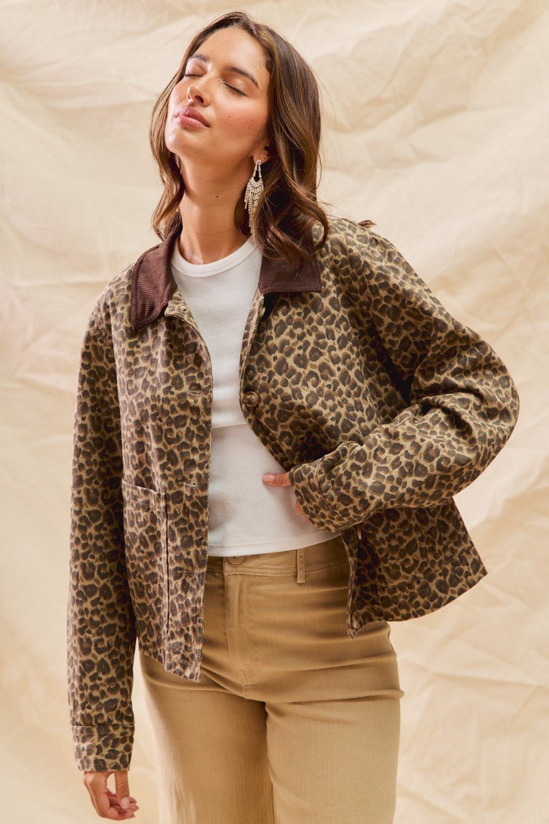 Rowan Leopard Barn Jacket
