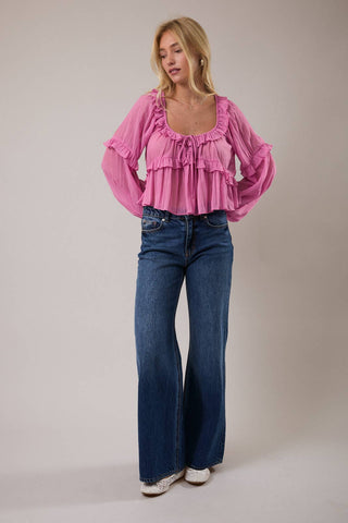 Rowdy Ruffle Blouse - Sugar Co.