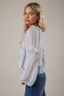 Rowdy Ruffle Blouse - Sugar Co.
