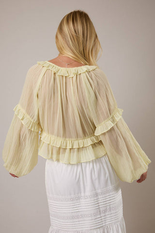 Rowdy Ruffle Blouse - Sugar Co.