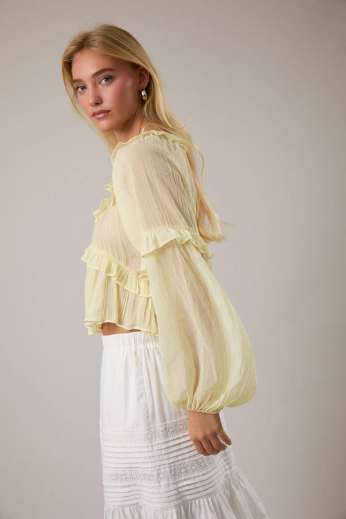 Rowdy Ruffle Blouse - Sugar Co.