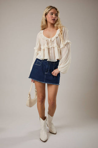 Rowdy Ruffle Blouse - Sugar Co.