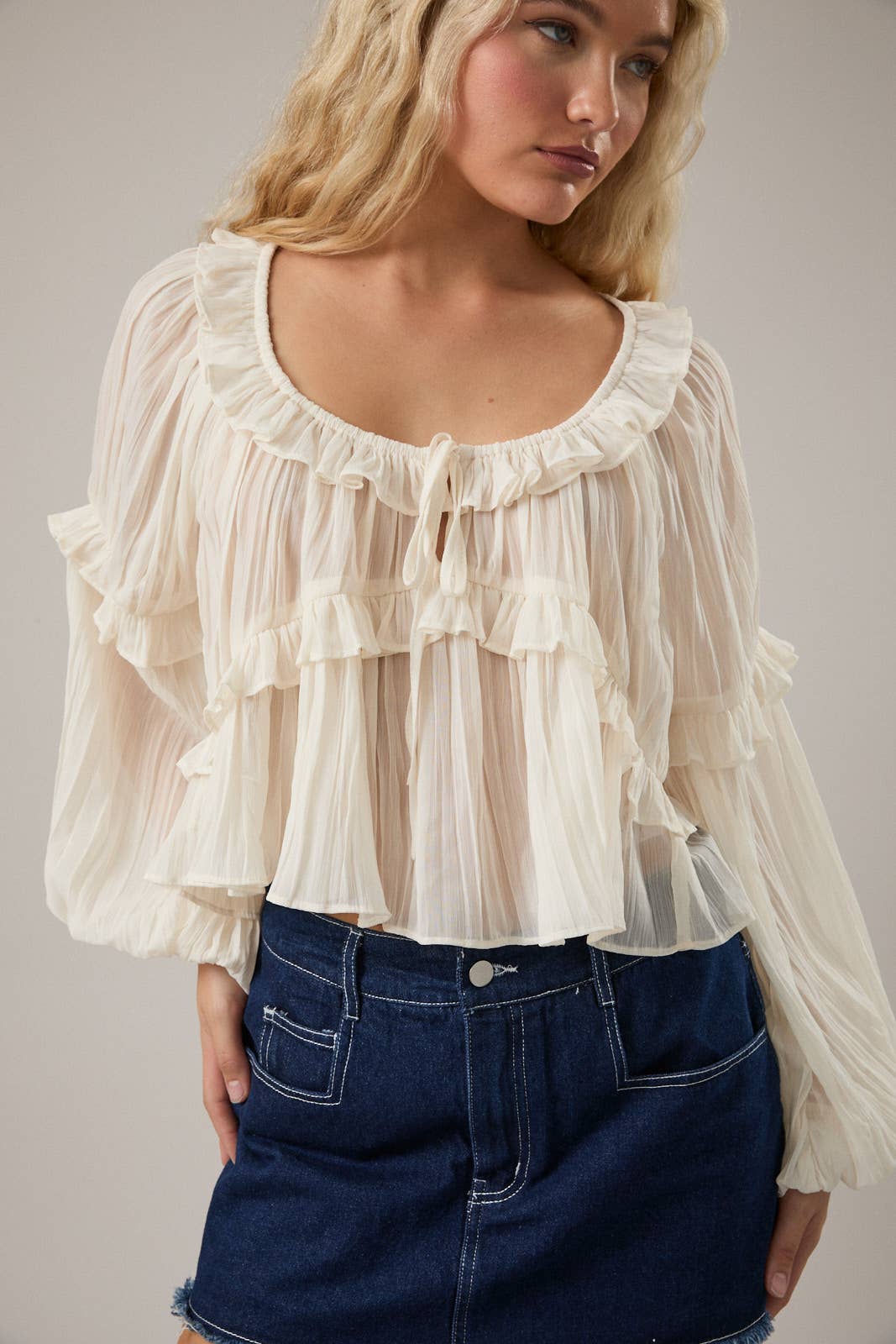 Rowdy Ruffle Blouse - Sugar Co.