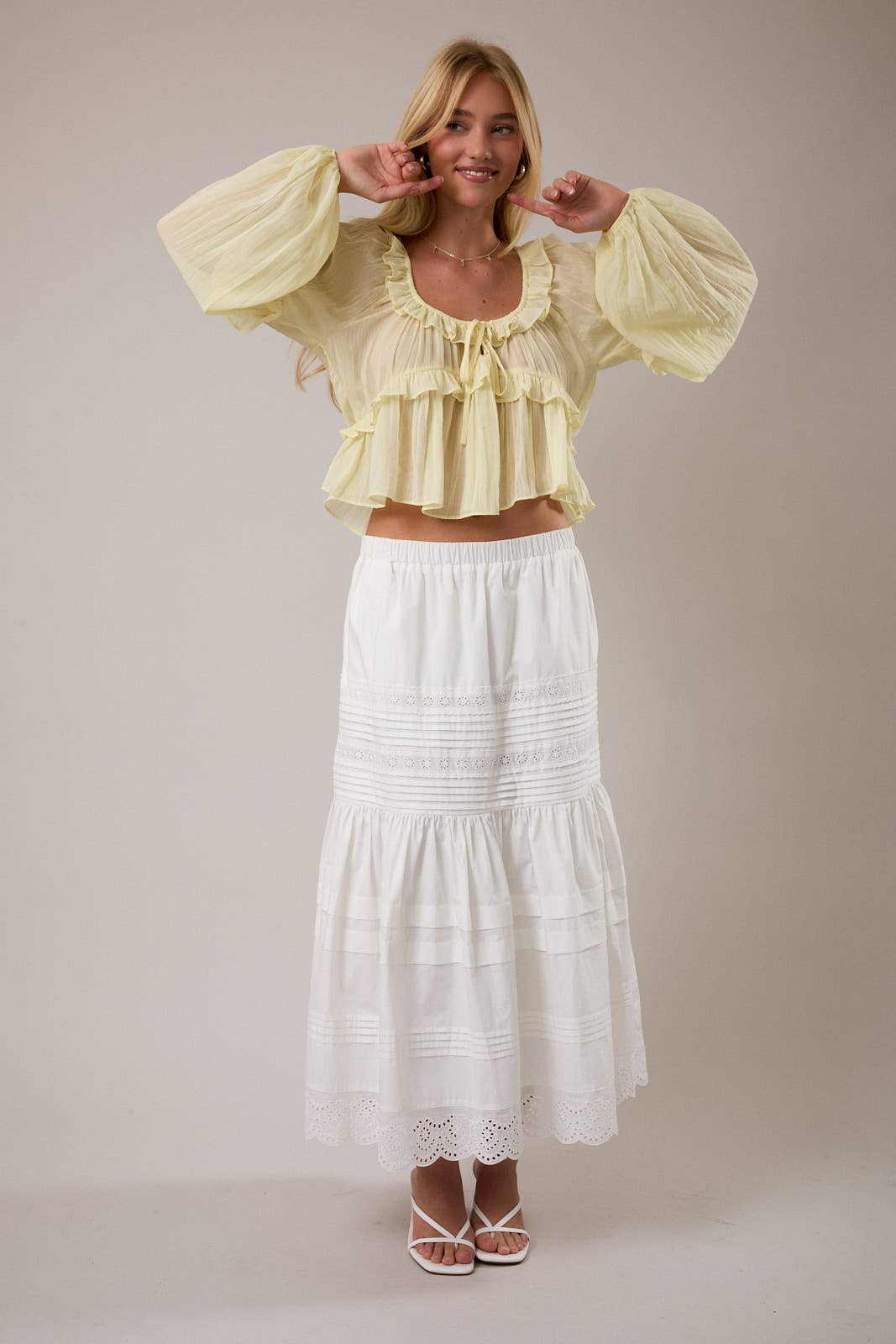 Rowdy Ruffle Blouse - Sugar Co.