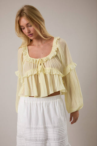 Rowdy Ruffle Blouse - Sugar Co.