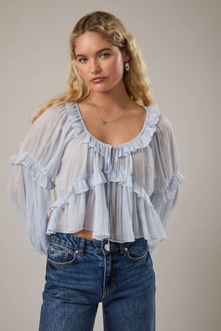 Rowdy Ruffle Blouse - Sugar Co.