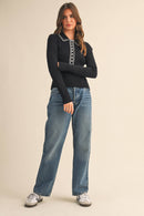 Ruby Stitch Sweater - Sugar Co.