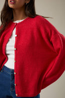 Samantha Cardigan Orange - Sugar Co.