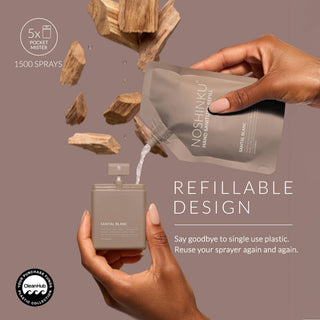 Santal Blanc Hydrating Hand Sanitizer Spray Refill Pouch - Sugar Co.