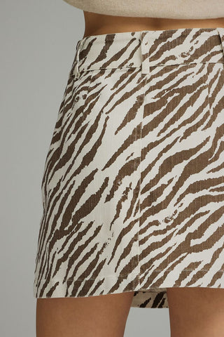 Savannah Zebra Mini Skirt - Sugar Co.