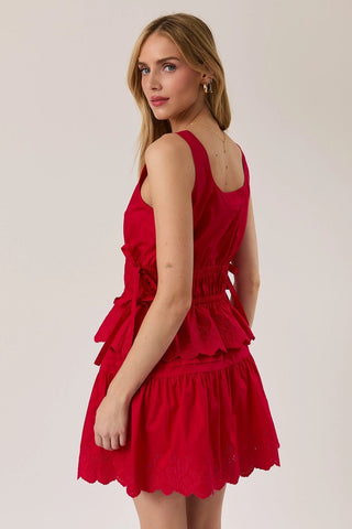 Scarlet Sweet Eyelet Tank - Sugar Co.
