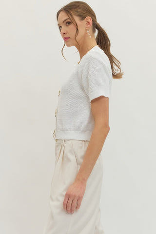 Seaside Charm Cardigan Top - Sugar Co.