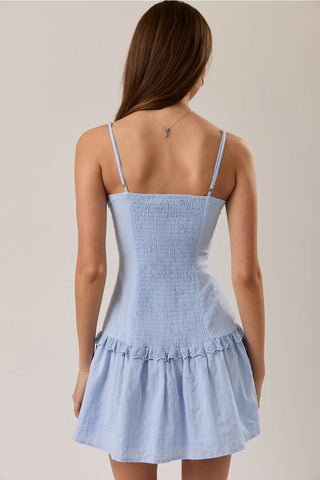 Seaside Light Blue Dress - Sugar Co.