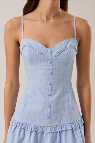 Seaside Light Blue Dress - Sugar Co.