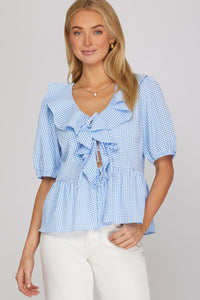 Seaside Ruffle Top