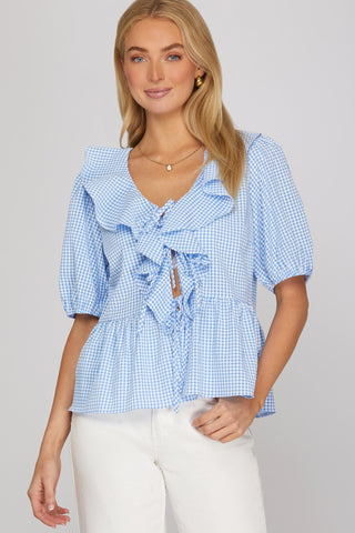Seaside Ruffle Top - Sugar Co.