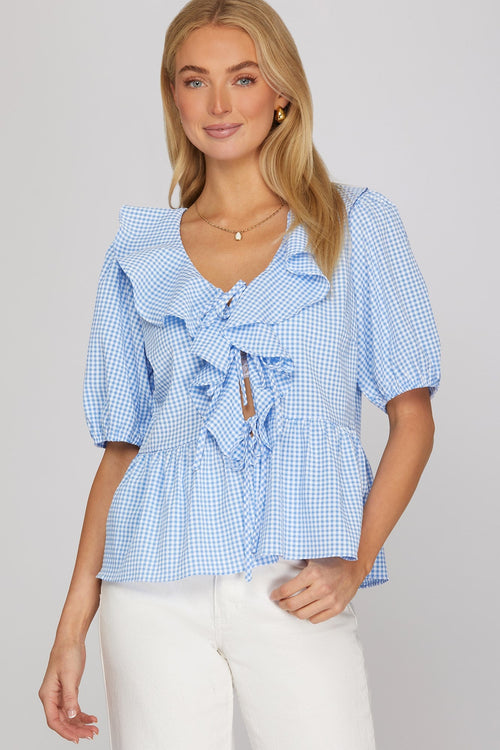 Seaside Ruffle Top - Sugar Co.