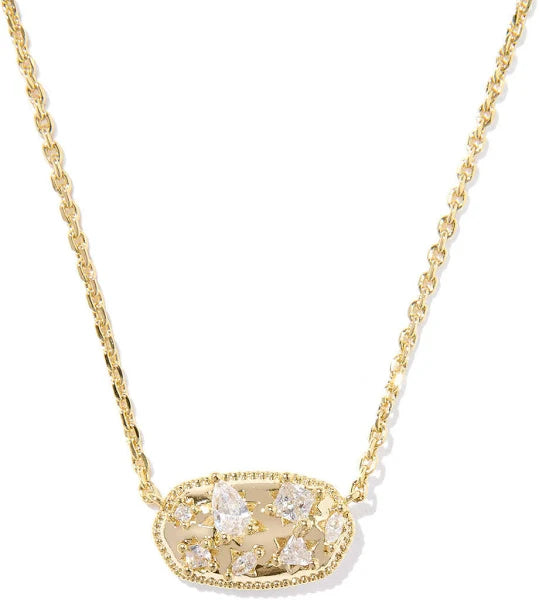 Holland Crystal Short Pendant Necklace