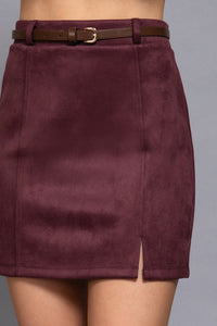 Sienna Suede Skirt