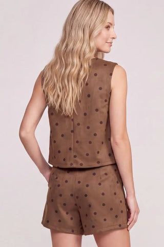 Sienna Suede Top & Shorts Set - Sugar Co.