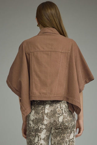Sierra Denim Jacket Brown - Sugar Co.