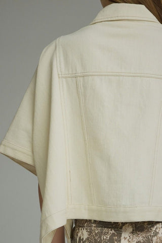Sierra Denim Jacket Ecru - Sugar Co.