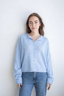 Sky Blue Piper Cardigan: Sky Blue - Sugar Co.