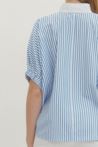 Sky Stripe Dolman Top - Sugar Co.