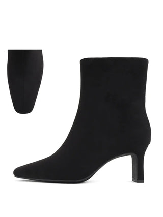 Sloane Pointed Toe Bootie Black - Sugar Co.