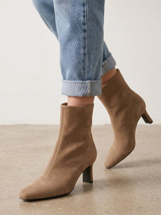 Sloane Pointed Toe Bootie Brown - Sugar Co.