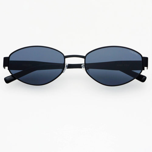 Soho Womens Oval Sunglasses: Black - Sugar Co.