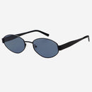 Soho Womens Oval Sunglasses: Black - Sugar Co.