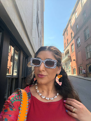 Spot Me If You Can Mixed Print Suglasses - Sugar Co.