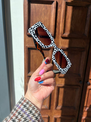Spot Me If You Can Mixed Print Suglasses - Sugar Co.