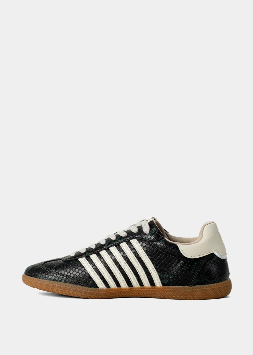 Stevie Dark Green Snake - Sugar Co.