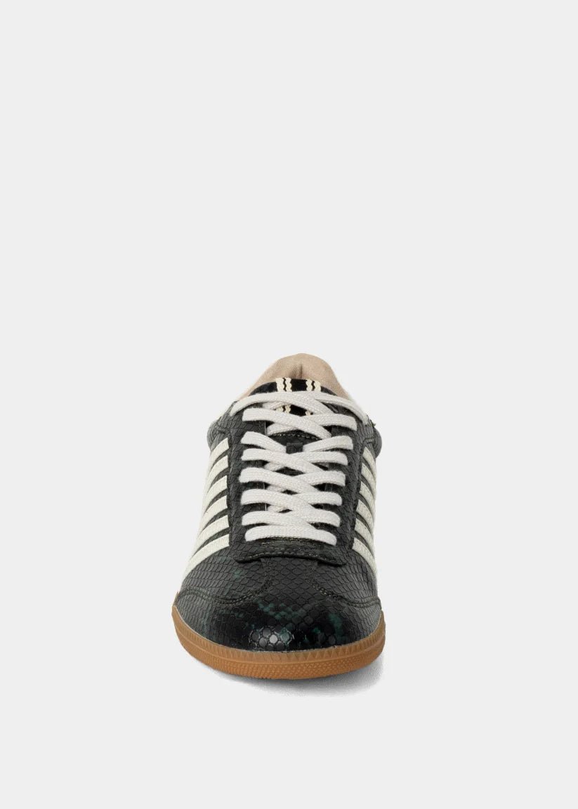 Stevie Dark Green Snake - Sugar Co.