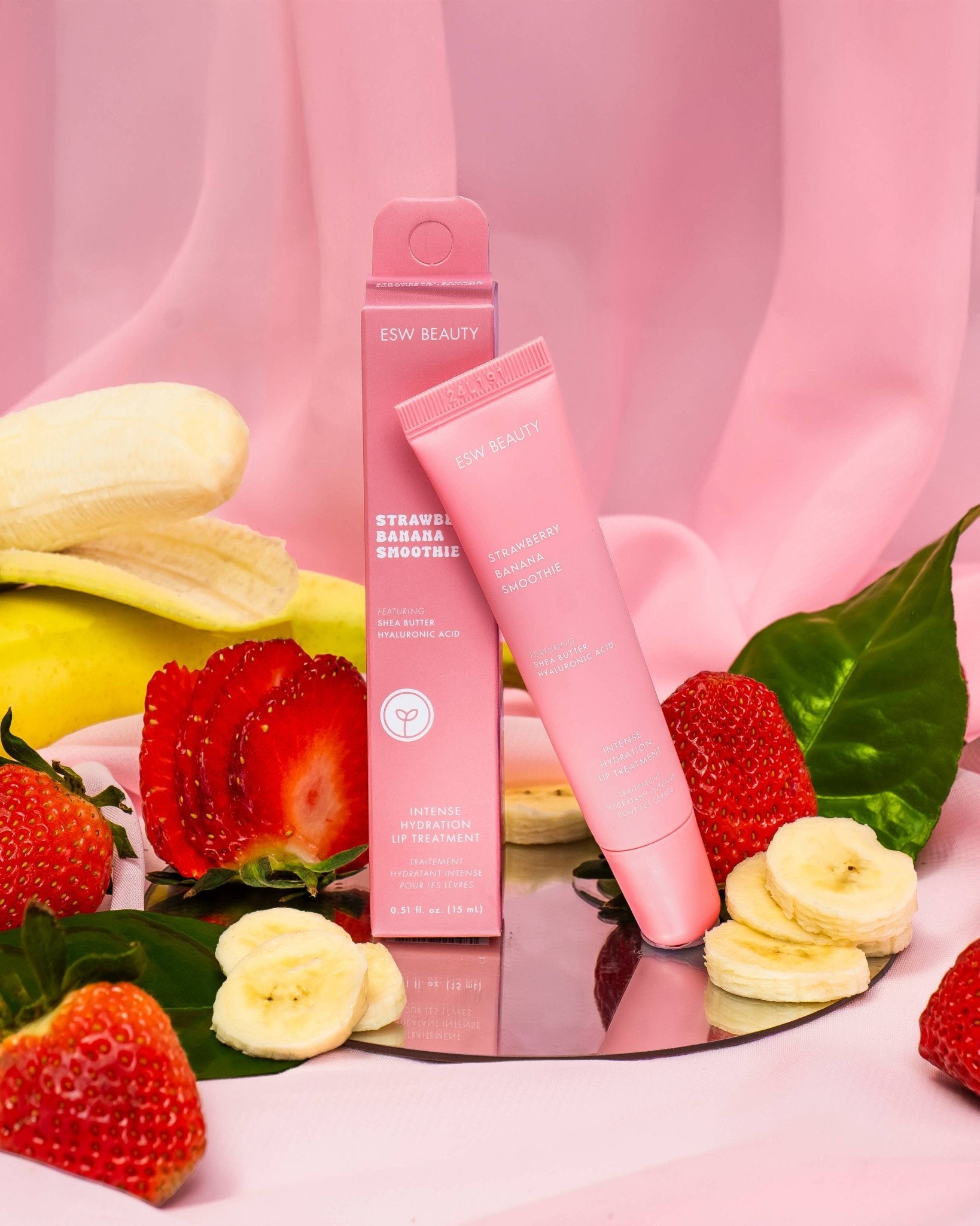 Strawberry Banana Smoothie Intense Hydration Lip Treatment - Sugar Co.