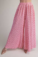 Stunner Polka Dot Pleated Wide - Leg Pants - Sugar Co.
