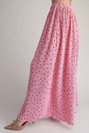 Stunner Polka Dot Pleated Wide - Leg Pants - Sugar Co.