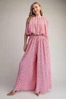 Stunner Polka Dot Sleeveless Pleated Top - Sugar Co.