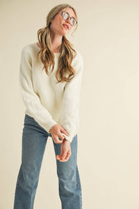 Subtle Floral Sweater