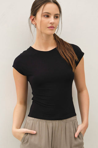 Sugar Soft Core Tee Black - Sugar Co.