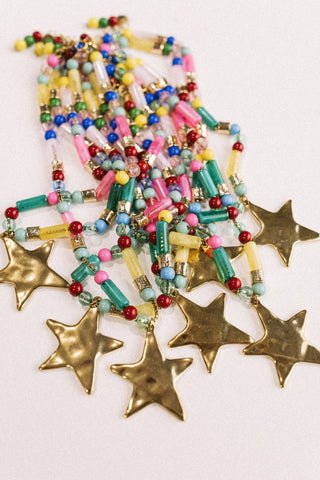 Summer Star Beaded Necklace - Sugar Co.